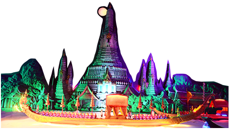 Miniature Thai Royal Barge Performance Center Pattaya 1 1