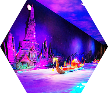 Miniature Thai Royal Barge Performance Center Pattaya 2 2