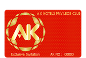 AK HOTELS card RED OK